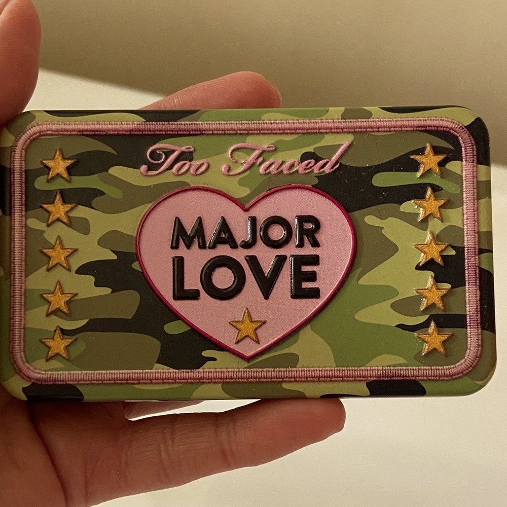 Too Faced Major Love Camouflage Palette with Pink and Green